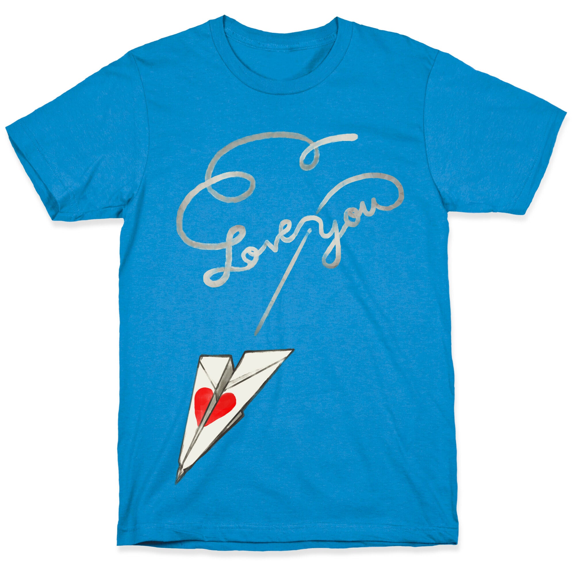 Love Letter Paper Airplane T-Shirt
